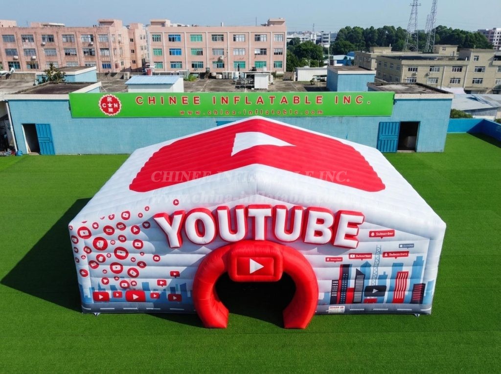 Tent1-7204 YouTube Advertising Inflatable Cube Tent
