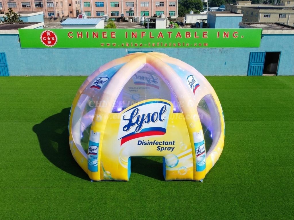 Tent1-7331 Lysol Advertising Inflatable Spider Tent