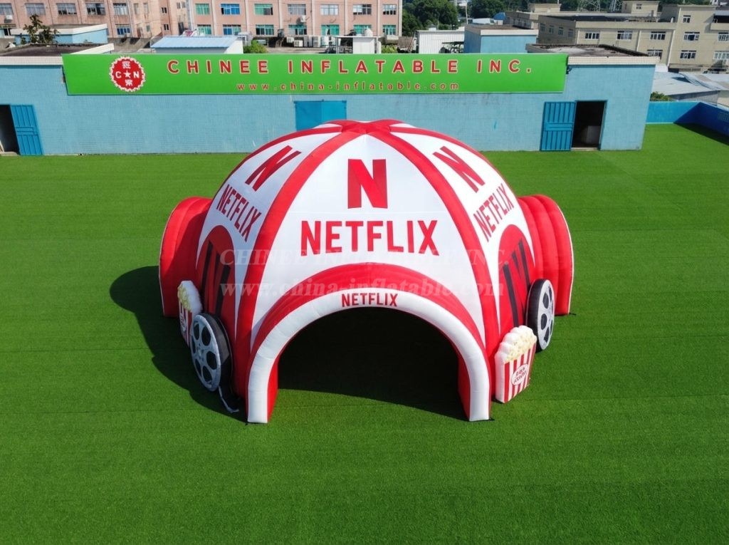 Tent1-7341 Netflix Advertising Inflatable Spider Tent