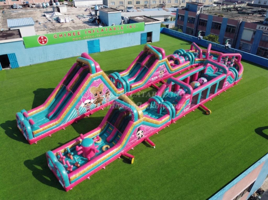 CR2-566 L.O.L.SURPRISE Theme Giant Inflatable Obstacle Courses Challenging Run