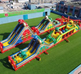 CR2-583 Power Rangers Theme Giant Inflatable Obstacle Courses Challenging Run