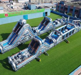 CR2-585 Robot Theme Giant Inflatable Obstacle Courses Challenging Run