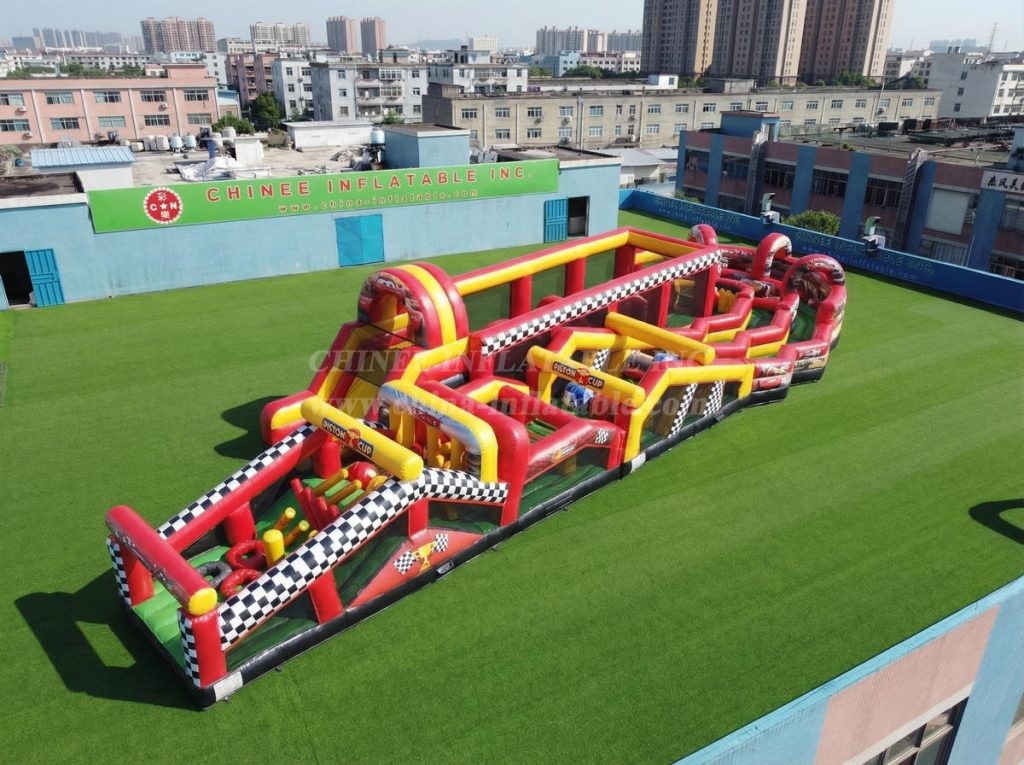 CR2-630 Cars Theme Giant Obstacle Course Challenging Run