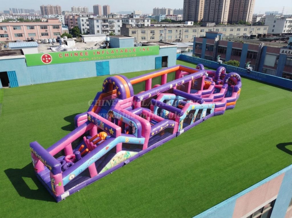 CR2-636 Dora Theme Giant Obstacle Course Challenging Run