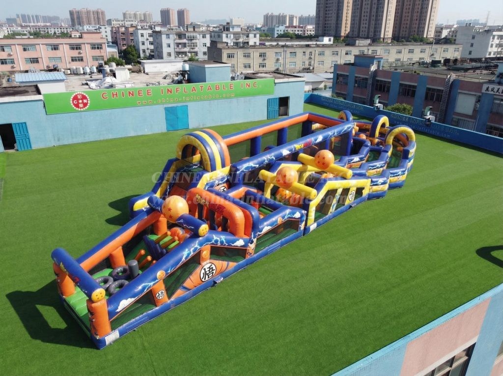 CR2-637 Dragon Ball Theme Giant Obstacle Course Challenging Run