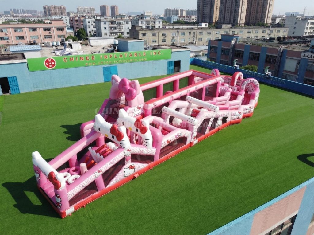 CR2-643 Hello Kitty Theme Giant Obstacle Course Challenging Run