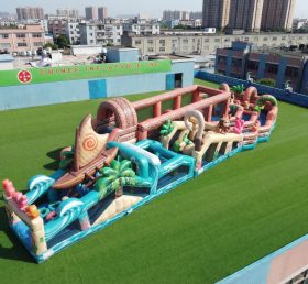 CR2-655 Moana Theme Giant Obstacle Course Challenging Run