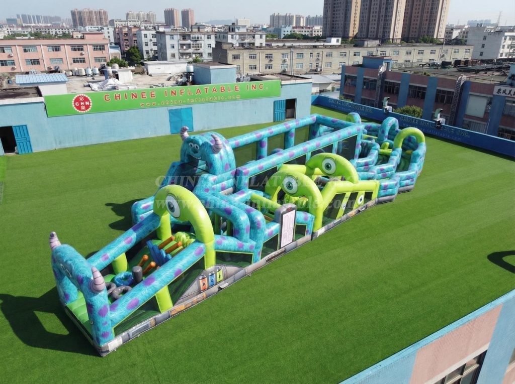 CR2-656 Monsters Inc Theme Giant Obstacle Course Challenging Run