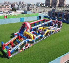 CR2-669 Power Rangers Theme Giant Obstacle Course Challenging Run