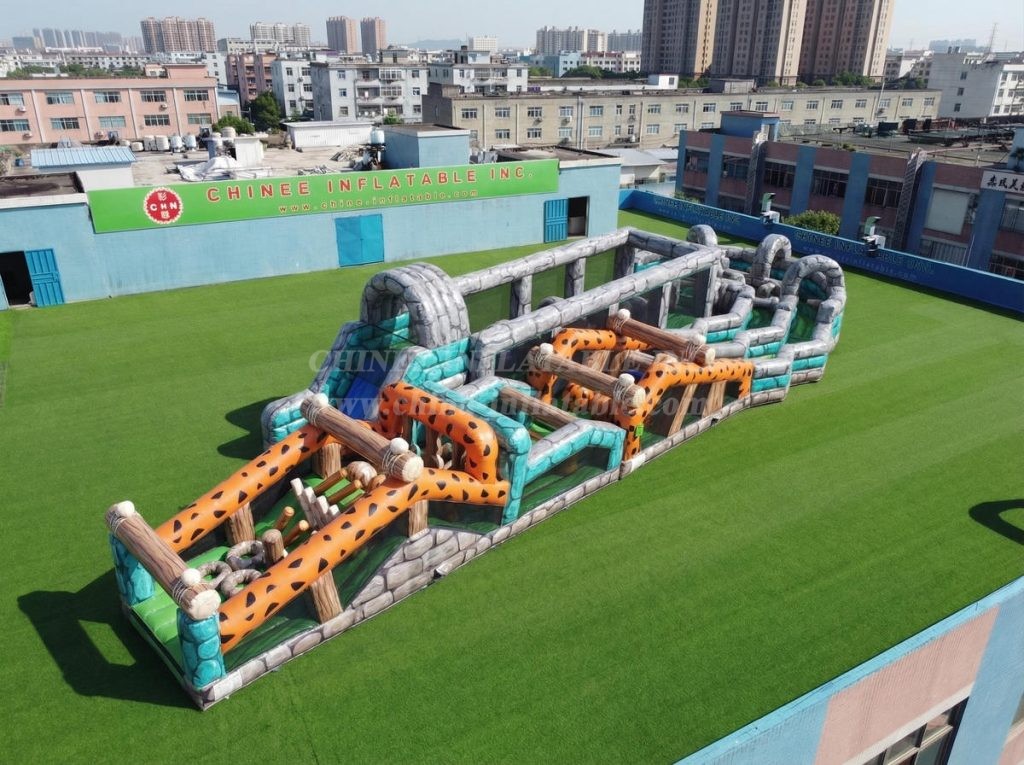 CR2-688 The Flintstones Theme Giant Obstacle Course Challenging Run