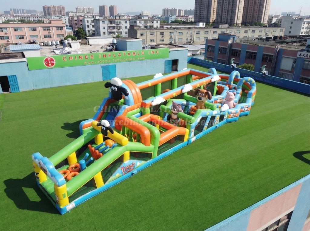 CR2-696 Timmy Time Theme Giant Obstacle Course Challenging Run