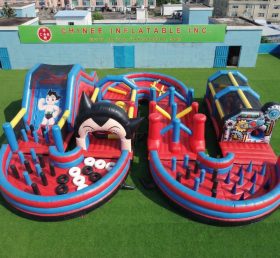 CR2-709 Astro Boy Theme Ginat Inflatable Obstacle Courses Challenging Run
