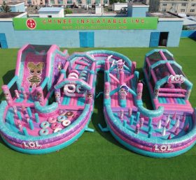 CR2-734 L.O.L.SURPRISE Theme Ginat Inflatable Obstacle Courses Challenging Run