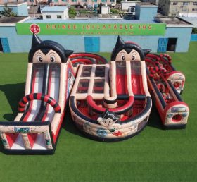 CR2-777 Astro Boy Theme Giant Inflatable Obstacle Courses Challenging Run
