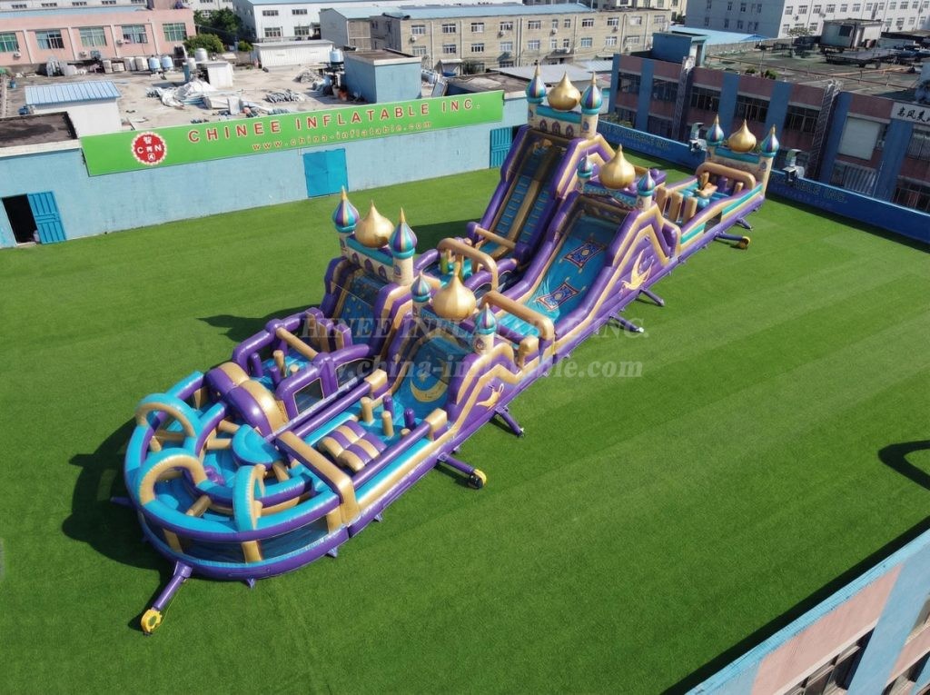 CR2-857 Aladdin Theme Giant Obstacle Course Challenging Run