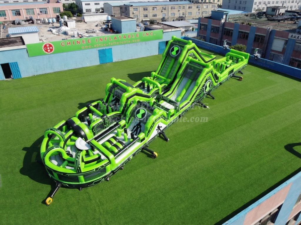 CR2-863 Ben 10 Theme Giant Obstacle Course Challenging Run