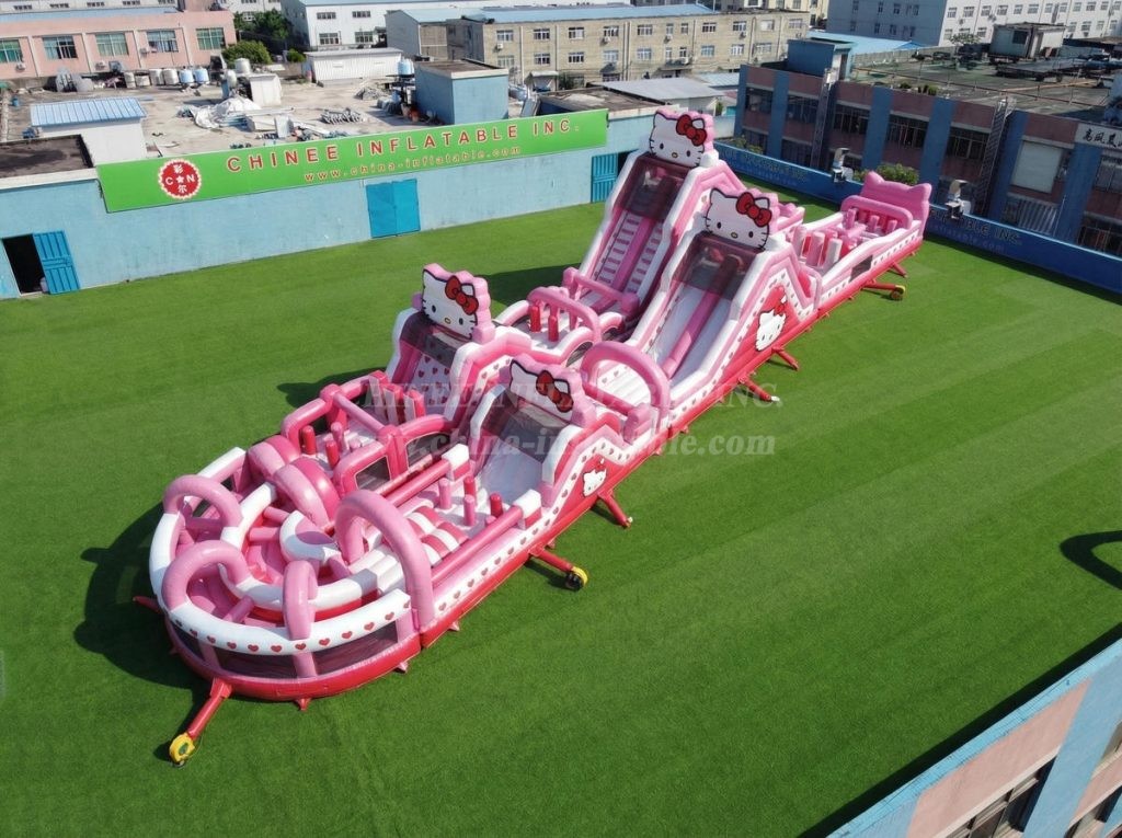 CR2-881 Hello Kitty Theme Giant Obstacle Course Challenging Run