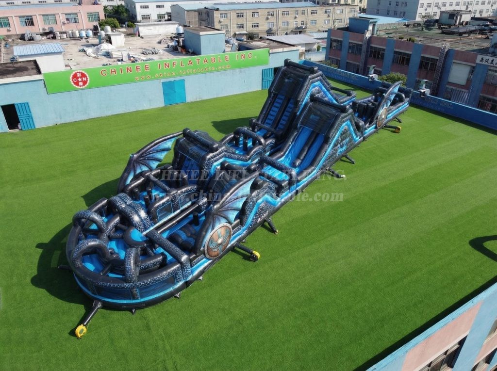 CR2-882 How To Train Your Dragon Theme Giant Obstacle Course Challenging Run