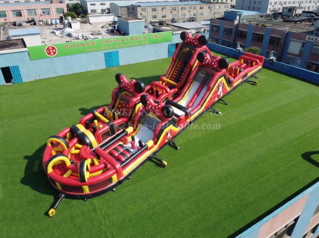 CR2-890 Mickey & Minnie Theme Giant Obstacle Course Challenging Run