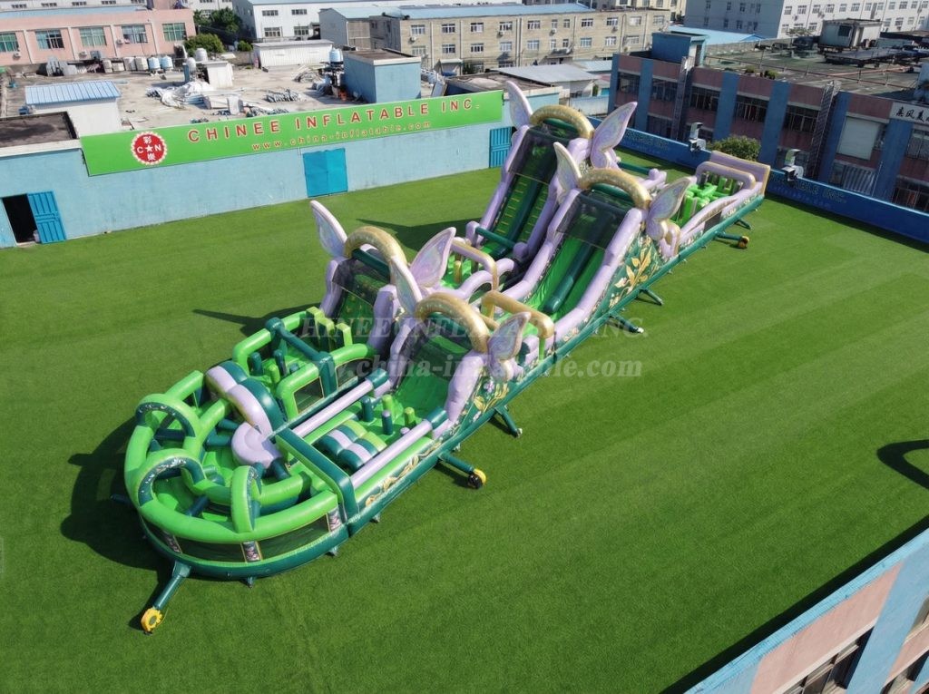 CR2-929 Tinker Bell Theme Giant Obstacle Course Challenging Run