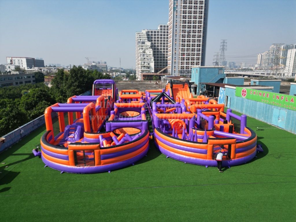 T7-1814D Mega Inflatable Obstacle Course