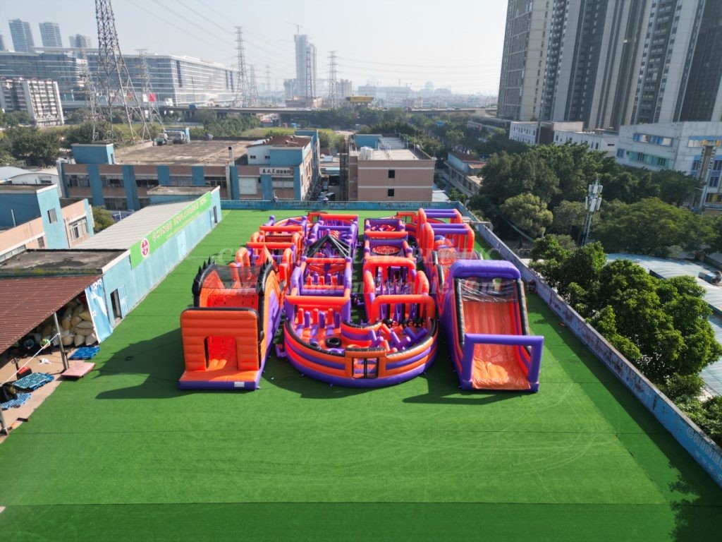 T7-1814D Mega Inflatable Obstacle Course