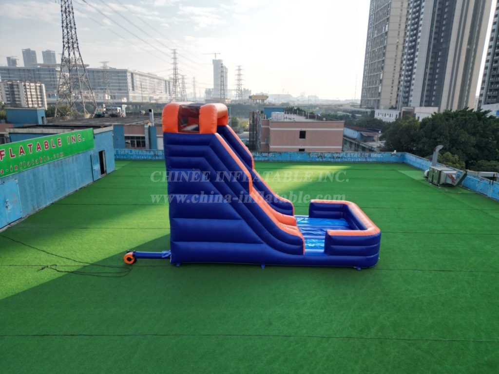 T8-6000D Double Land Inflatable Slide