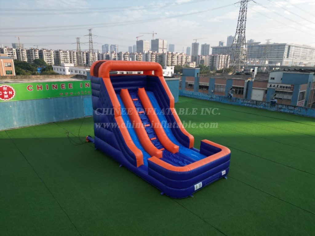 T8-6000D Double Land Inflatable Slide