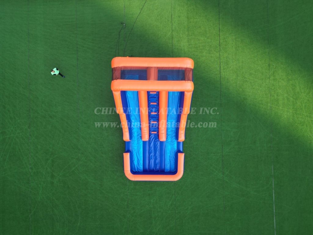 T8-6000D Double Land Inflatable Slide