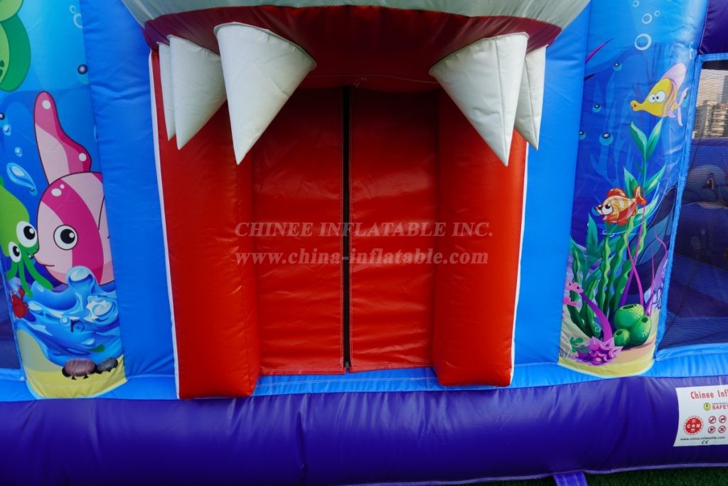 T6-4390B Ocean Theme Inflatable FunCity