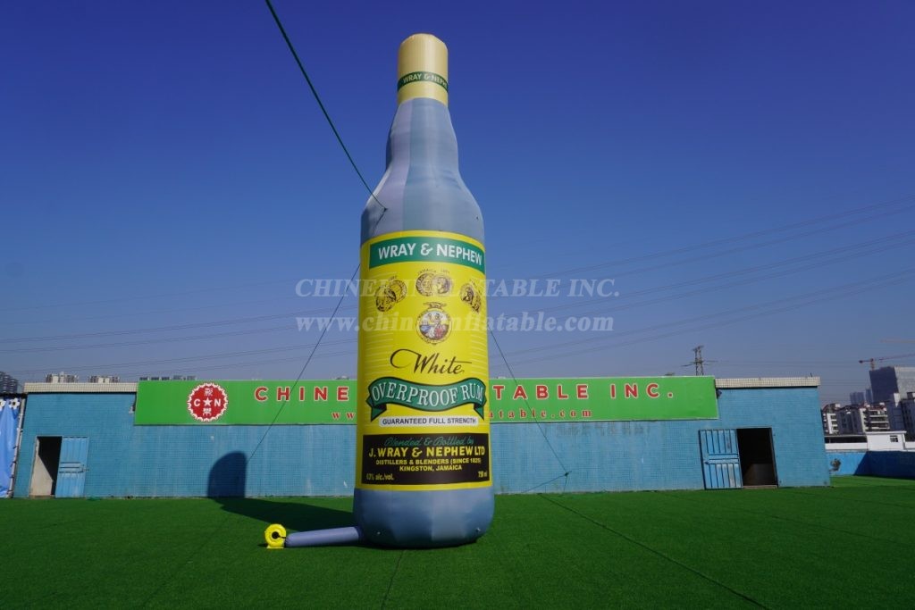 S4-1016 Giant Inflatable Rum Bottle Replica