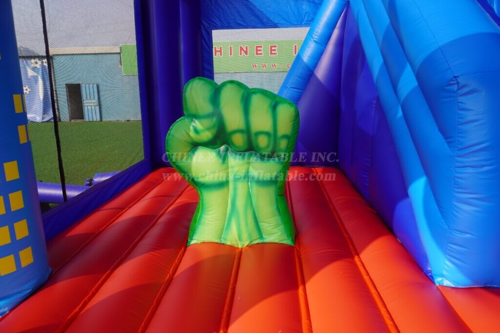 T5-1002I Marvel Superhero Themed Bouncy Castle