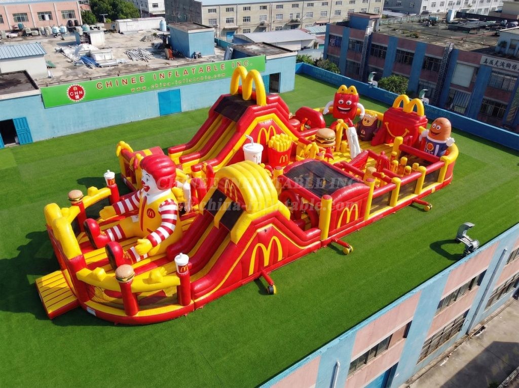 GF3-1016 McDonald Theme Inflatable Playground