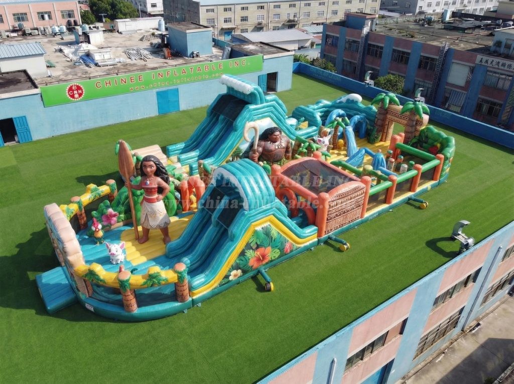 GF3-1019 Moana Theme Inflatable Playground