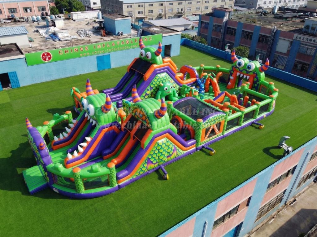 GF3-1020 Monster Theme Inflatable Playground