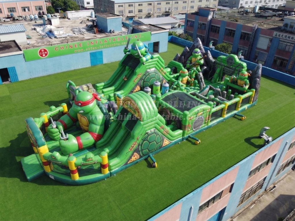 GF3-1022 Ninja Turtles Theme Inflatable Playground