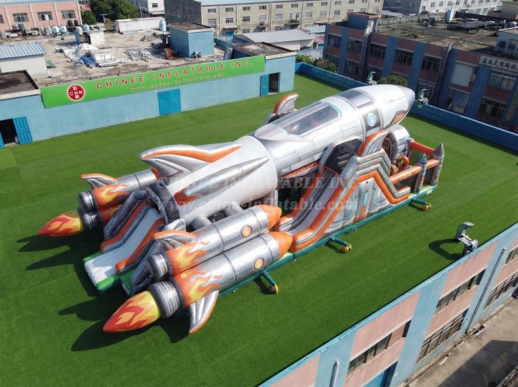 GF3-1028 Rocket Theme Inflatable Playground
