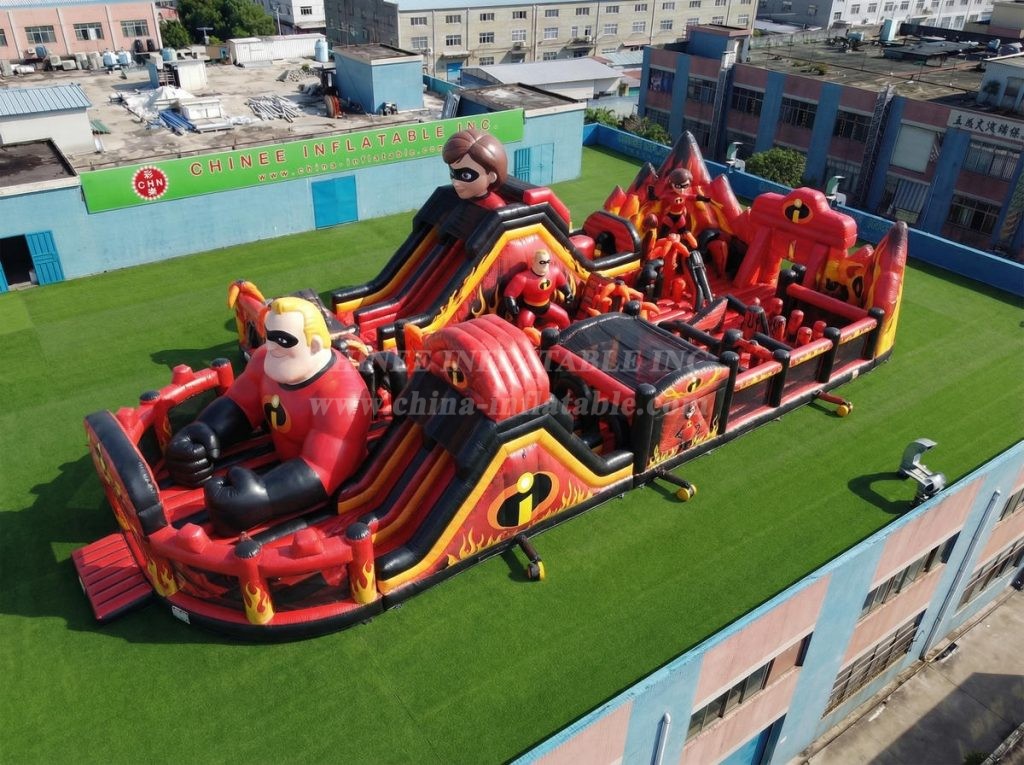 GF3-1041 The Incredibles Theme Inflatable Playground
