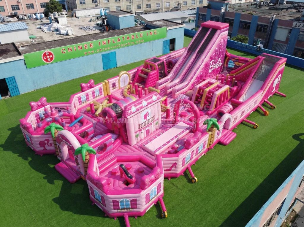 GF3-1053 Barbie Theme Inflatable Park