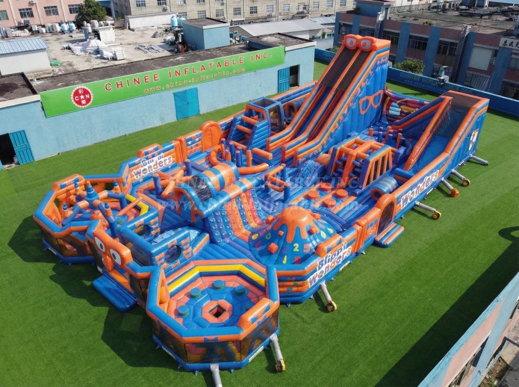 GF3-1057 Blippi Wonders Theme Inflatable Park
