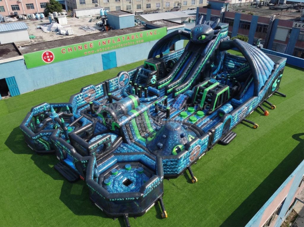 GF3-1073 How To Train Your Dragon Theme Inflatable Park