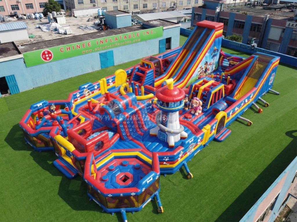 GF3-1090 Paw Patrol Theme Inflatable Park