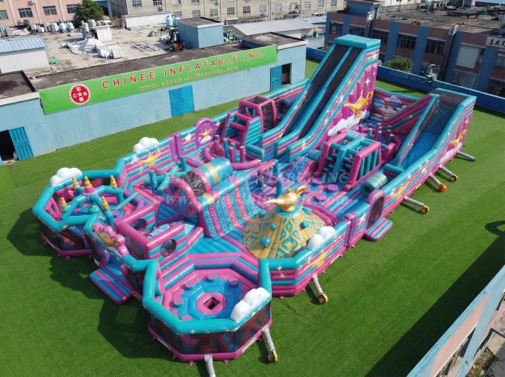 GF3-1099 Shimmer & Shine Theme Inflatable Park