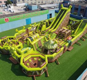 GF3-1100 Shrek Theme Inflatable Park