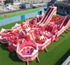 GF3-1106 Strawberry Shortcake Theme Inflatable Park