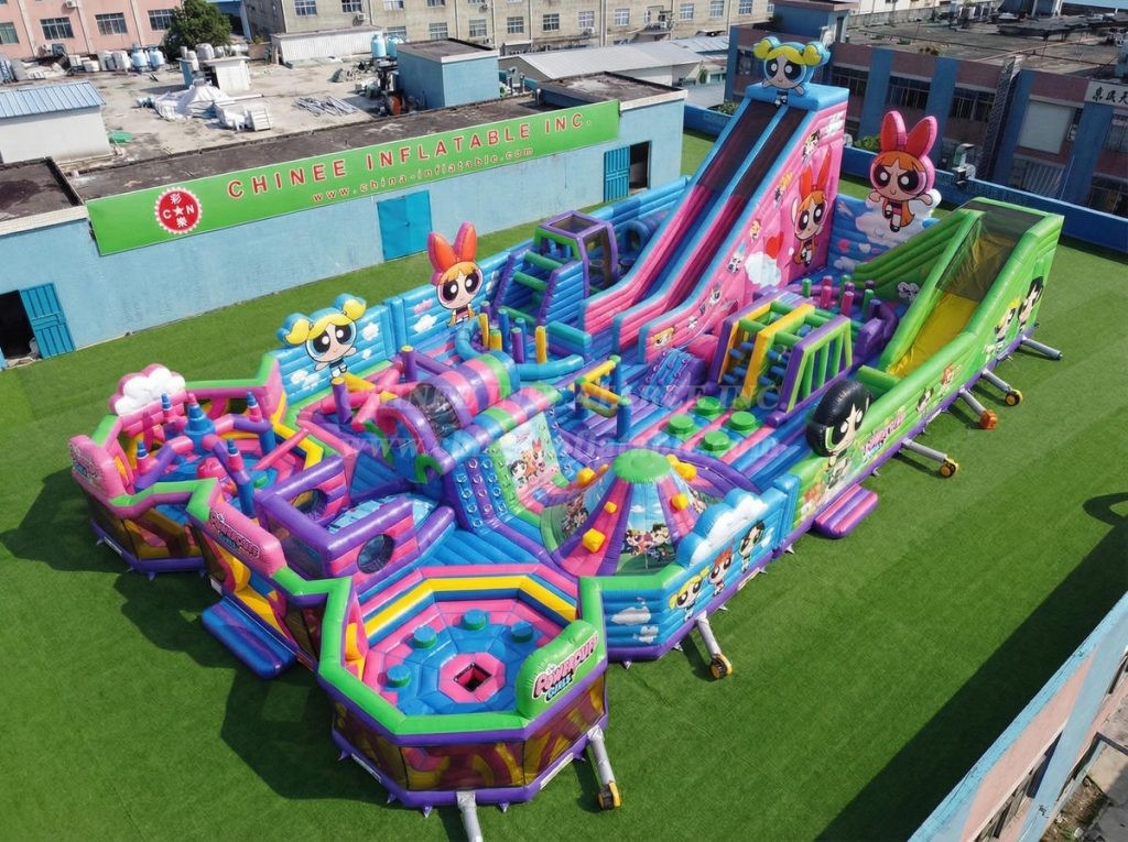 GF3-1115 The Powerpuff Girls Theme Inflatable Park