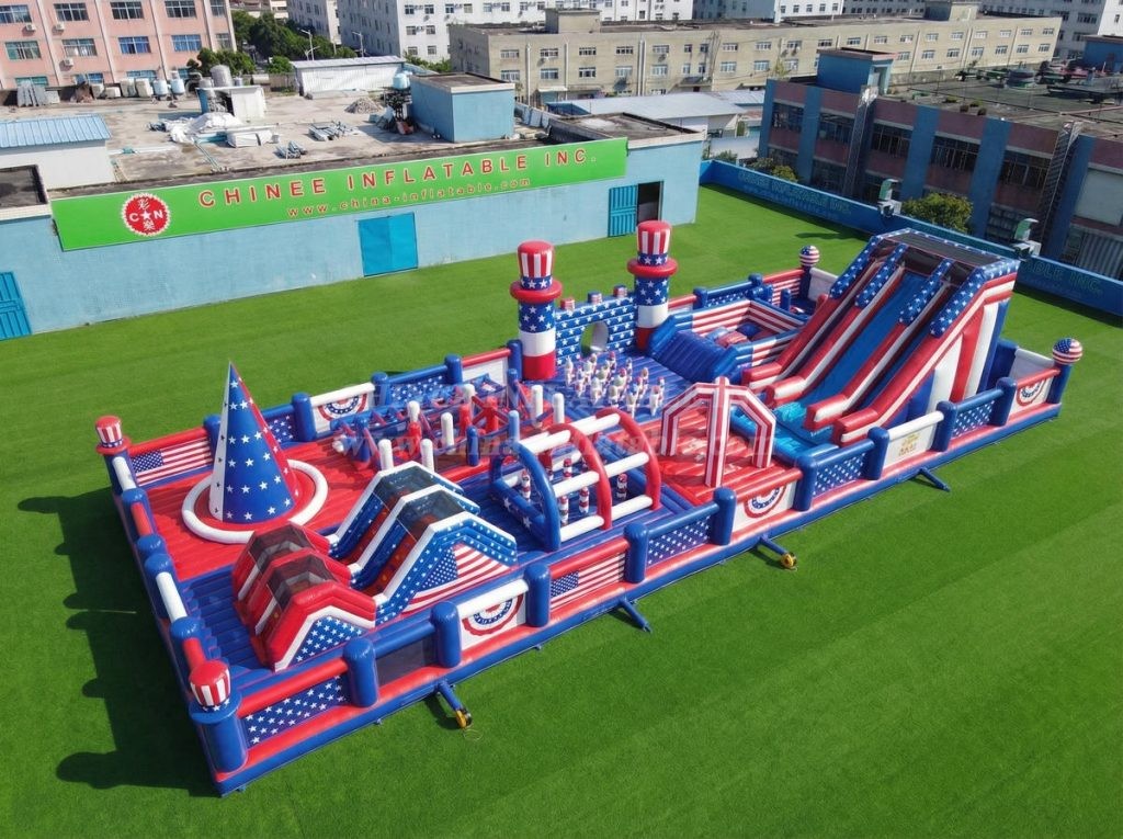 GF3-1129 American Style Theme Inflatable Park