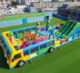 GF3-1130 Bus Theme Inflatable Park