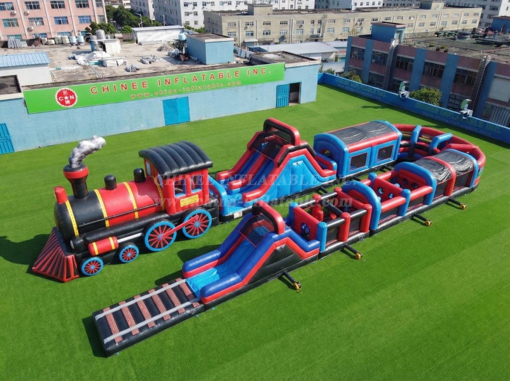 GF3-1162 Train Theme Inflatable Park