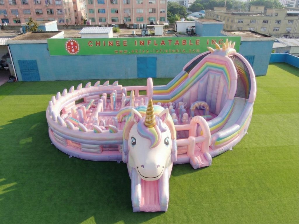 GF3-1179 Unicorn Theme Inflatable Funcity